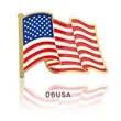 1" Stock Flag Pins | https://www.bestnamebadges.com
