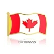 1" Stock Flag Pins | https://www.bestnamebadges.com
