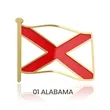 1" Stock Flag Pins | https://www.bestnamebadges.com