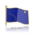 1" Stock Flag Pins | https://www.bestnamebadges.com