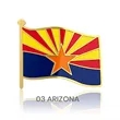 1" Stock Flag Pins | https://www.bestnamebadges.com