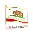 1" Stock Flag Pins | https://www.bestnamebadges.com