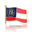 1" Stock Flag Pins | https://www.bestnamebadges.com