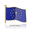 1" Stock Flag Pins | https://www.bestnamebadges.com