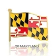 1" Stock Flag Pins | https://www.bestnamebadges.com