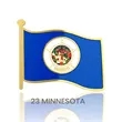 1" Stock Flag Pins | https://www.bestnamebadges.com