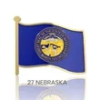 1" Stock Flag Pins | https://www.bestnamebadges.com