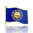 1" Stock Flag Pins | https://www.bestnamebadges.com