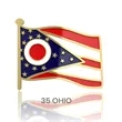 1" Stock Flag Pins | https://www.bestnamebadges.com