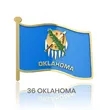 1" Stock Flag Pins | https://www.bestnamebadges.com