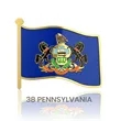 1" Stock Flag Pins | https://www.bestnamebadges.com