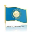 1" Stock Flag Pins | https://www.bestnamebadges.com