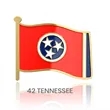 1" Stock Flag Pins | https://www.bestnamebadges.com