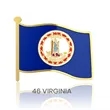 1" Stock Flag Pins | https://www.bestnamebadges.com