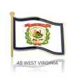 1" Stock Flag Pins | https://www.bestnamebadges.com