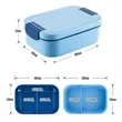 Bento Box Lunch Stackable Container with Utensil Set | https://www.bestnamebadges.com