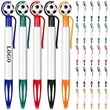 Soccer Ballpoint Pen Fun Rotating Football Design | https://www.bestnamebadges.com