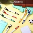 Soccer Ballpoint Pen Fun Rotating Football Design | https://www.bestnamebadges.com