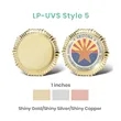 Stock UV Printed Pins | https://www.bestnamebadges.com