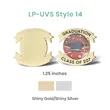 Stock UV Printed Pins | https://www.bestnamebadges.com