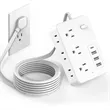 4ft Surge Protector Power Strip with 6 AC Outlet 3 USB | https://www.bestnamebadges.com