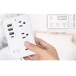 4ft Surge Protector Power Strip with 6 AC Outlet 3 USB | https://www.bestnamebadges.com