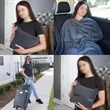 Fleece Travel Blanket Pillow Portable Two In One Car Plane | https://www.bestnamebadges.com