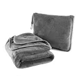 Fleece Travel Blanket Pillow Portable Two In One Car Plane | https://www.bestnamebadges.com