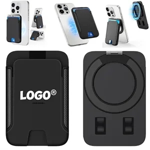 MagSafe Wallet Phone Stand Card Holder With Rotating Mount