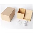 Bamboo Desk Organizer Wireless Charger With Phone Holder | https://www.bestnamebadges.com