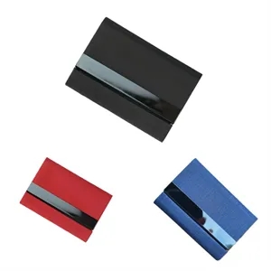 Stainless-Steel-Fabric-Card-Holder-Metal-Business-Case