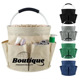 Foldable Handheld Utility Basket For Bathroom Or Picnic | https://www.bestnamebadges.com
