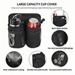 Travel Drink Caddy For Luggage Handle Double Pocket Design | https://www.bestnamebadges.com