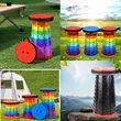 Adjustable Folding Telescopic Stool For Outdoor Use | https://www.bestnamebadges.com