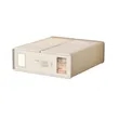 Foldable Clothes Storage Box Blanket Quilt Organizer Bin | https://www.bestnamebadges.com