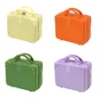 Mini Carry On Suitcase Portable Travel Gift Box | https://www.bestnamebadges.com