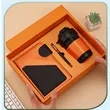 Business Gift Set Notebook Pen And Coffee Mug Package | https://www.bestnamebadges.com