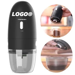 Portable Electric Coffee Grinder Rechargeable Adjustable