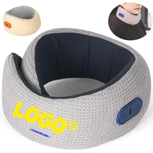 Portable U Shape Massage Pillow Memory Foam Neck Cushion