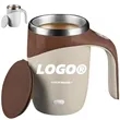 Automatic Self Stirring Coffee Mug Stainless Insulated Cup | https://www.bestnamebadges.com