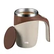 Automatic Self Stirring Coffee Mug Stainless Insulated Cup | https://www.bestnamebadges.com