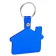 Flexible House Shaped Soft Tag Keychains | https://www.bestnamebadges.com