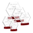 Barnett Award on Alberton Base - Red | https://www.bestnamebadges.com
