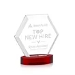 Barnett Award on Alberton Base - Red | https://www.bestnamebadges.com