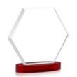 Barnett Award on Alberton Base - Red | https://www.bestnamebadges.com