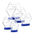 Barnett Award on Alberton Base - Blue | https://www.bestnamebadges.com