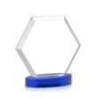 Barnett Award on Alberton Base - Blue | https://www.bestnamebadges.com