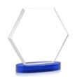 Barnett Award on Alberton Base - Blue | https://www.bestnamebadges.com
