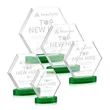 Barnett Award on Alberton Base - Green | https://www.bestnamebadges.com