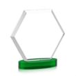 Barnett Award on Alberton Base - Green | https://www.bestnamebadges.com
